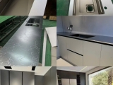 Mặt bàn bếp inox PAPO – Chống trầy xước vượt trội - An toàn vệ sinh thực phẩm