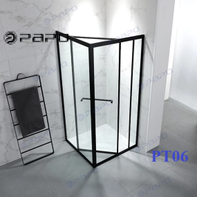 CABIN TẮM CỬA TRƯƠT GÓC 90° PAPO 