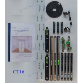 PHỤ KIỆN GIẢM CHẤN CỬA NHÔM  2 CÁNH (RAY DƯỚI) 