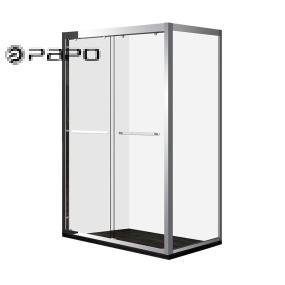 CABIN TẮM KÍNH 2 CỬA TRƯỢT QUA LẠI , CÓ VÁCH (CÓ GIẢM CHẤN)