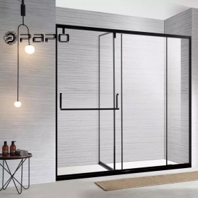 CABIN TẮM CHỮ T TRƯỢT 1 CỬA (CÓ GIẢM CHẤN)