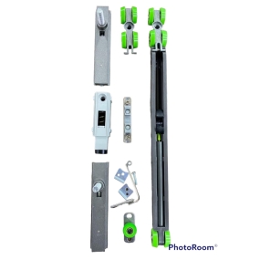 BỘ PHỤ KIỆN CỬA TRƯỢT GIẢM CHẤN 1 CÁNH ÂM TƯỜNG (ON/OFF)