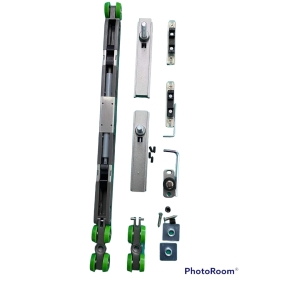 BỘ PHỤ KIỆN CỬA LÙA GIẢM CHẤN 1 CÁNH RAY TREO SLIM PAPO
