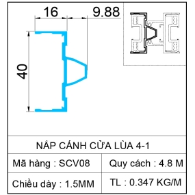 NẮP CHE CÁNH CỬA LÙA 4-1