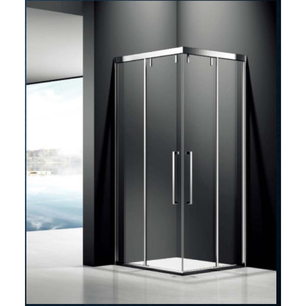 CABIN TRƯỢT GÓC VUÔNG 90 ĐỘ, 2 CÁNH (CÓ GIẢM CHẤN)